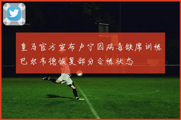 皇马官方宣布卢宁因病毒缺席训练巴尔韦德恢复部分合练状态